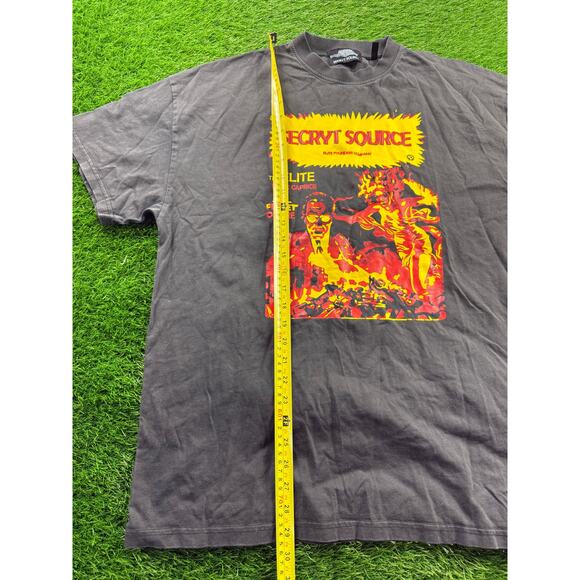 Secryt Source Planet Of Fire Graphic Tee Sz M Black Made In Portugal 100% Cotton - Picture 7 of 8